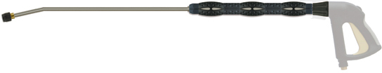 Lance avec coquilles ST-22, inox, 1000mm, isolation 410mm max. 400 bar 150°C, pistolet standard M22 