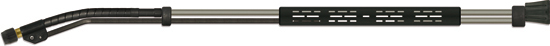 Lance demi-coquilles ST-9, adaptable sur pistolet "servopress", inox, 850mm, M22 F rotatif - protège