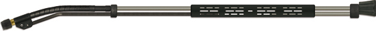 Lance demi-coquilles ST-9, adaptable sur pistolet standard, acier zingué, 1500mm, M22 F rotatif - pr