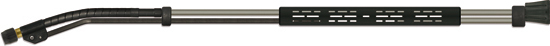 Lance demi-coquilles ST-9, adaptable sur pistolet standard, acier zingué, 1000mm, M22 F rotatif - pr