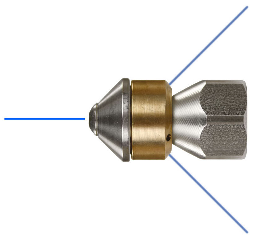 pression Nettoyage de tuyaux Buse spéciale canalisations Buse rotative de  nettoyage de canalisations 050 16mm mm